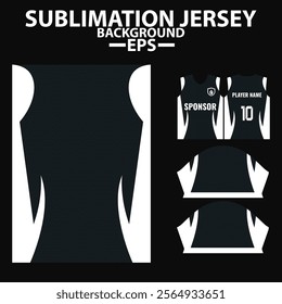 Sports Jersey Template for Football, Soccer, and Sports and Esports, Modern 
 jersey Design with sublimation pattern for jersey