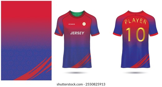 sports jersey template for soccer uniform shirt design