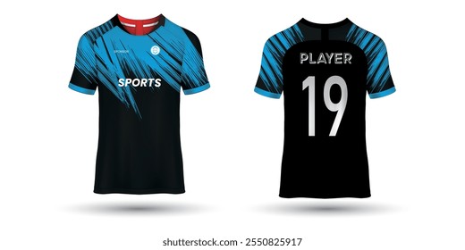 sports jersey template for soccer uniform shirt design