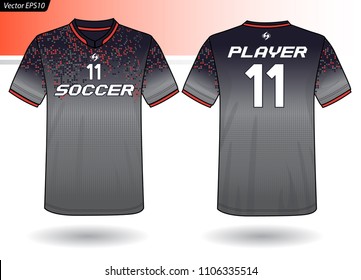 Sports Jersey template for team uniforms