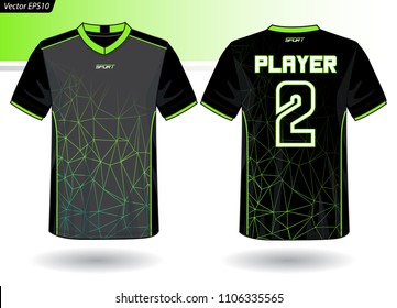 Sports Jersey Template Team Uniforms Stock Vector (Royalty Free) 1106335565