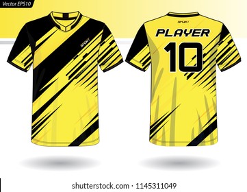 Sports Jersey template for team uniforms