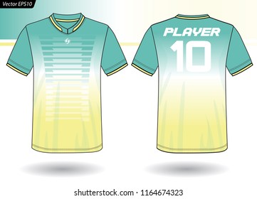 Sports Jersey template for team uniforms