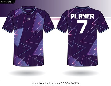 Sports Jersey template for team uniforms