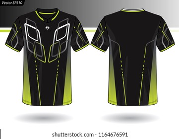 Sports Jersey template for team uniforms