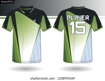 Sports Jersey template for team uniforms