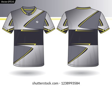 Sports Jersey template for team uniforms