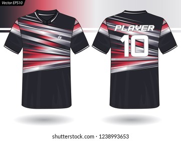 Sports Jersey template for team uniforms
