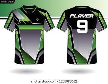 Sports Jersey template for team uniforms
