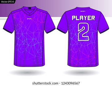 Sports Jersey template for team uniforms