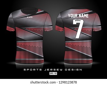 Sports Jersey template for team uniforms