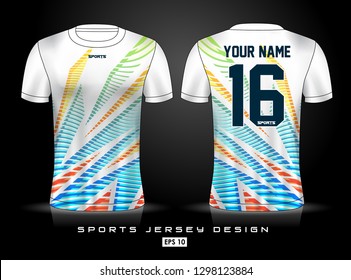 Sports Jersey template for team uniforms