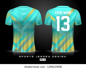 Sports Jersey template for team uniforms