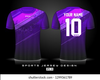 Sports Jersey template for team uniforms