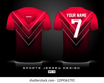 Sports Jersey template for team uniforms