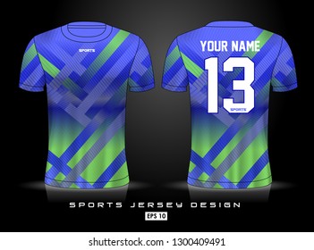 Sports Jersey template for team uniforms