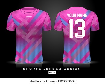 Sports Jersey template for team uniforms
