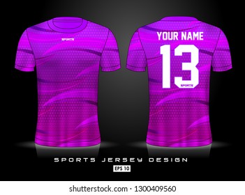 Sports Jersey template for team uniforms