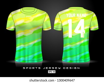 Sports Jersey template for team uniforms