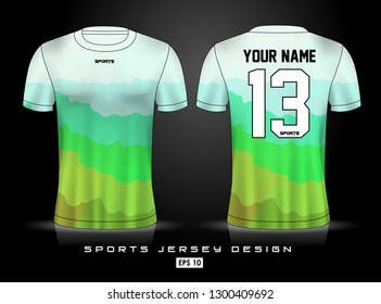 Sports Jersey template for team uniforms