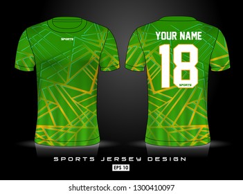 Sports Jersey template for team uniforms