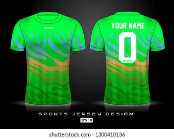 Sports Jersey template for team uniforms
