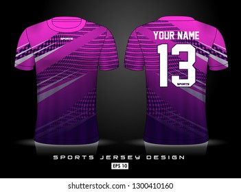 Sports Jersey template for team uniforms