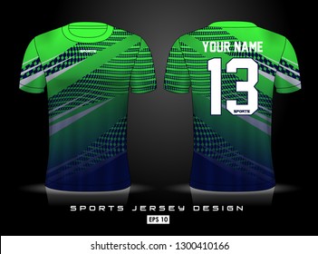 Sports Jersey template for team uniforms