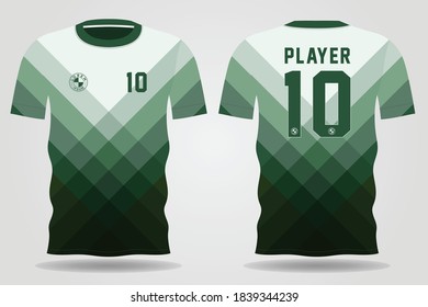 Sports jersey template for team uniforms and Soccer t shirt design