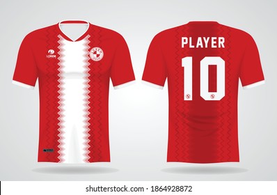 Sports jersey template for team uniforms and Soccer t shirt design