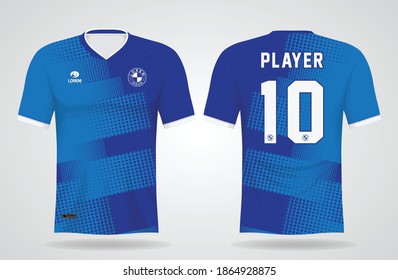 Sports jersey template for team uniforms and Soccer t shirt design