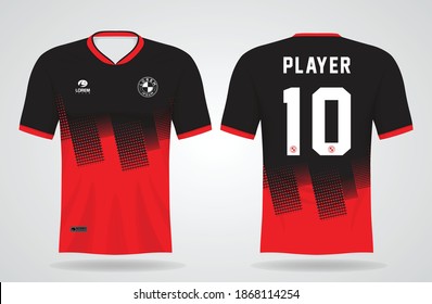 Sports jersey template for team uniforms and Soccer t shirt design
