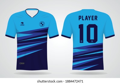 Sports jersey template for team uniforms and Soccer t shirt design