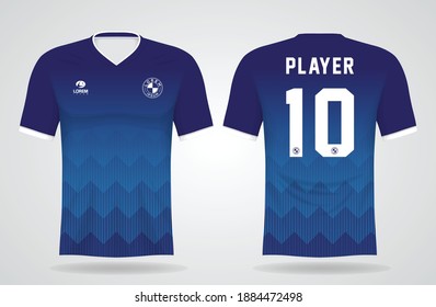 Sports jersey template for team uniforms and Soccer t shirt design