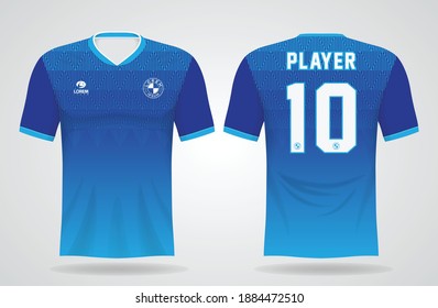 Sports jersey template for team uniforms and Soccer t shirt design