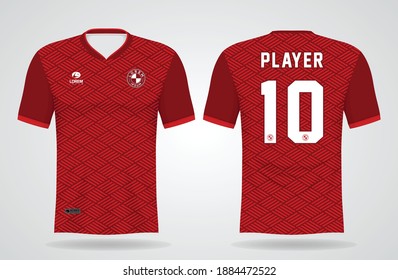 Sports jersey template for team uniforms and Soccer t shirt design