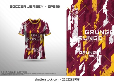 Sports Jersey And T-shirt Template Sports Jersey Design Vector Mockup. Sports Design For Football, Racing, Gaming Jersey. Vector