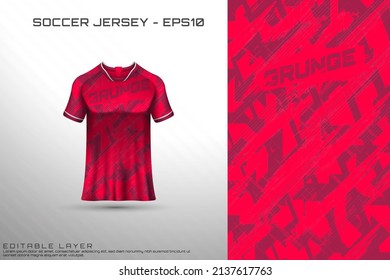 Sports jersey and t-shirt template sports jersey design vector mockup. Sports design for football, racing, gaming jersey. Vector