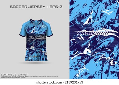 Sports jersey and t-shirt template sports jersey design vector mockup. Sports design for football, racing, gaming jersey. Vector