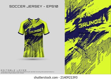 Sports jersey and t-shirt template sports jersey design vector mockup. Sports design for football, racing, gaming jersey. Vector
