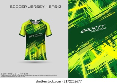 Sports jersey and t-shirt template sports jersey design vector mockup. Sports design for football, racing, gaming jersey. Vector.	