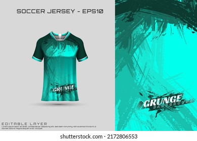 Sports jersey and t-shirt template sports jersey design vector mockup. Sports design for football, racing, gaming jersey. Vector.	