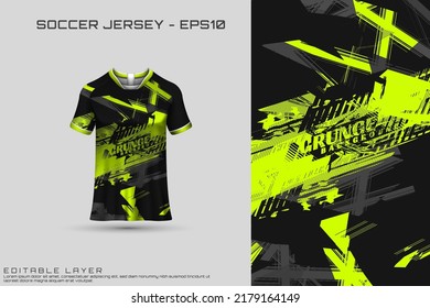 Sports jersey and t-shirt template sports jersey design. Sports design for football, racing, gaming jersey. Vector.