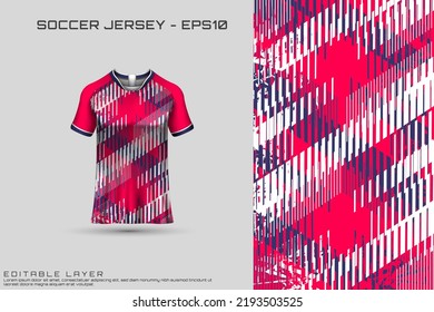 Sports jersey and t-shirt template sports jersey design vector. Sports design for football, racing, gaming jersey. Vector.