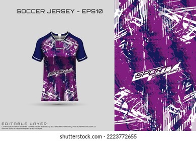 Sports jersey and t-shirt template sports jersey design vector. Sports design for football, racing, gaming jersey. Vector.