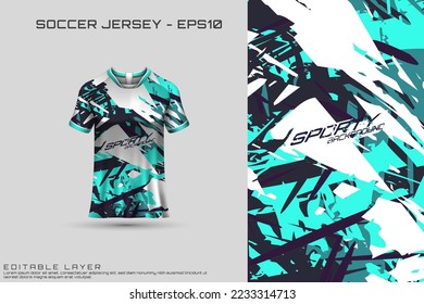 Sports jersey and t-shirt template sports jersey design vector. Sports design for football, racing, gaming jersey. Vector.