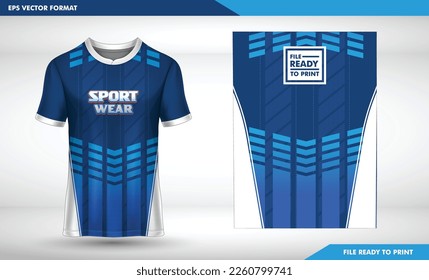 Sports jersey and t-shirt template sports jersey design vector mockup. Sports design for football, racing, gaming jersey. Vector