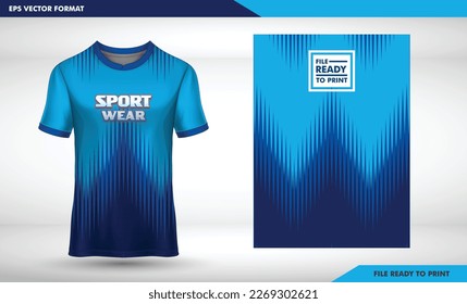 Sports jersey and t-shirt template sports jersey design vector mockup. Sports design for football, racing, gaming jersey. Vector