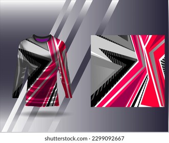 Sports jersey and tshirt template sports design for football racing gaming jersey vector