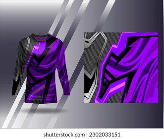 Sports jersey and tshirt template sports design for football racing gaming jersey vector
